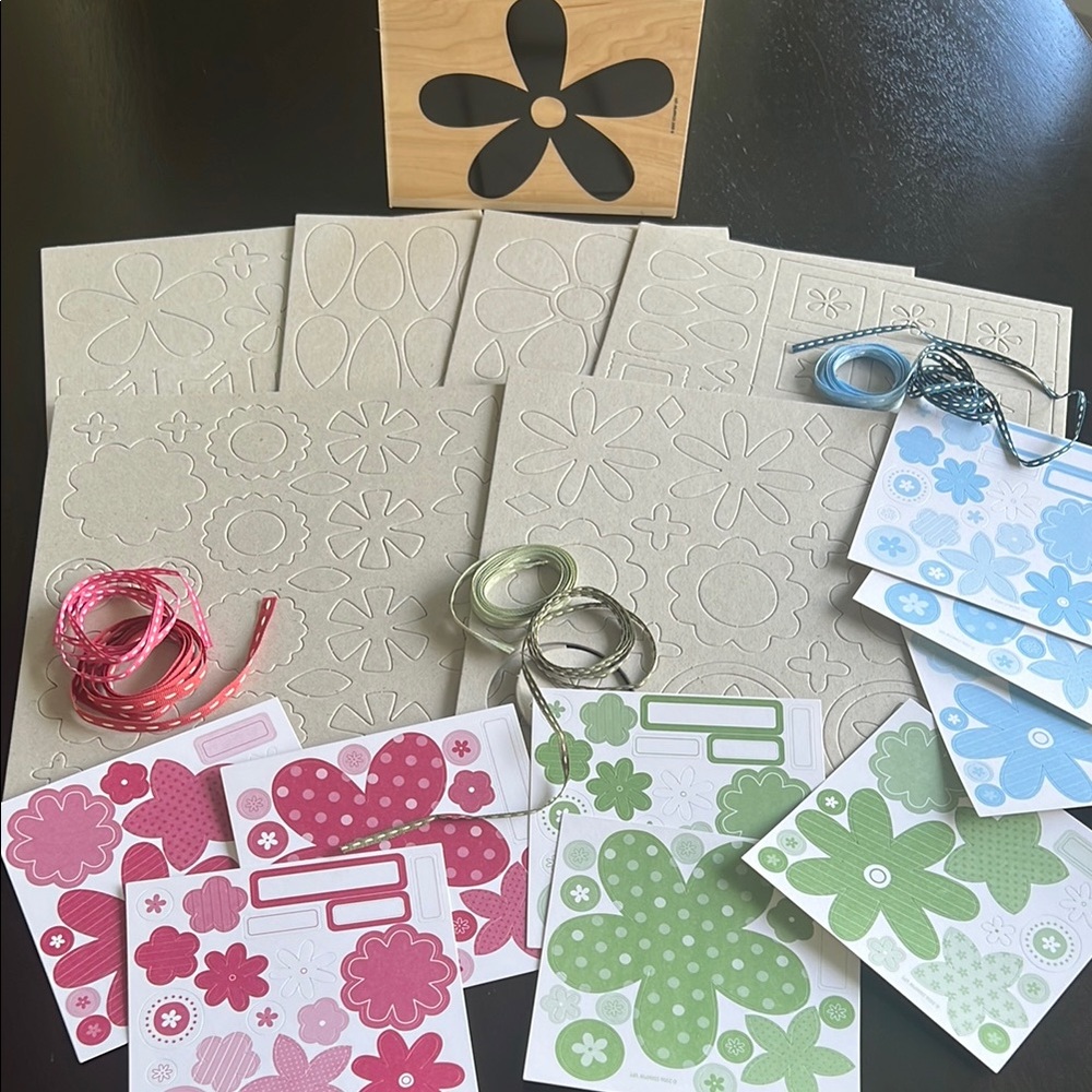 Die cuts stamp & ribbons Stampin’ Up!